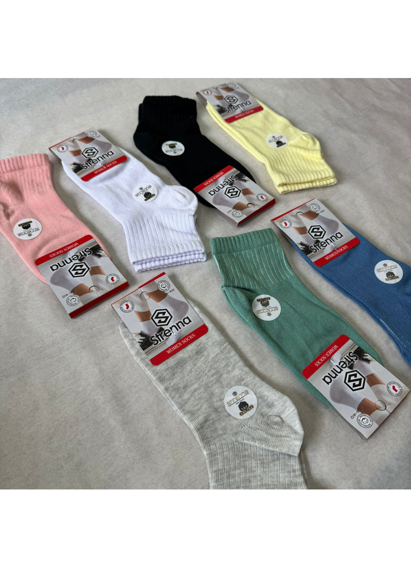 Strenna YAZ COT 18002 Assorted 12-Pair Pack Women's Socks (36-40) — Istanbul wholesale supplier