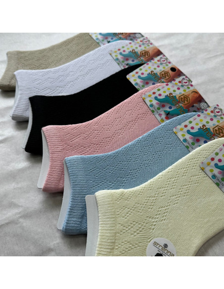 Strenna YAZ COT 18003 Assorted 12-Pair Pack Women's Socks (36-40) — Istanbul wholesale supplier