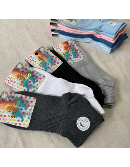 Strenna YAZ COT 18004 Assorted 12-Pair Pack Women's Socks (36-40) — wholesale for boutiques