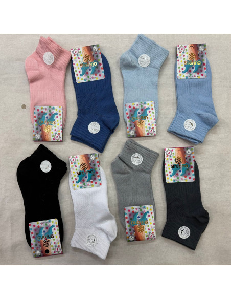 Strenna YAZ COT 18004 Assorted 12-Pair Pack Women's Socks (36-40) — Turkish factory wholesale