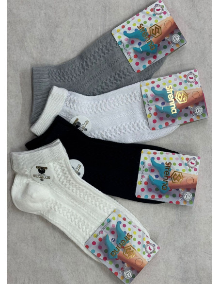 Strenna YAZ COT 18005 Assorted 12-Pair Pack Women's Socks (36-40) — wholesale from Turkey