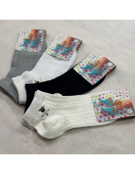 Strenna YAZ COT 18005 Assorted 12-Pair Pack Women's Socks (36-40) — Turkish textile wholesale