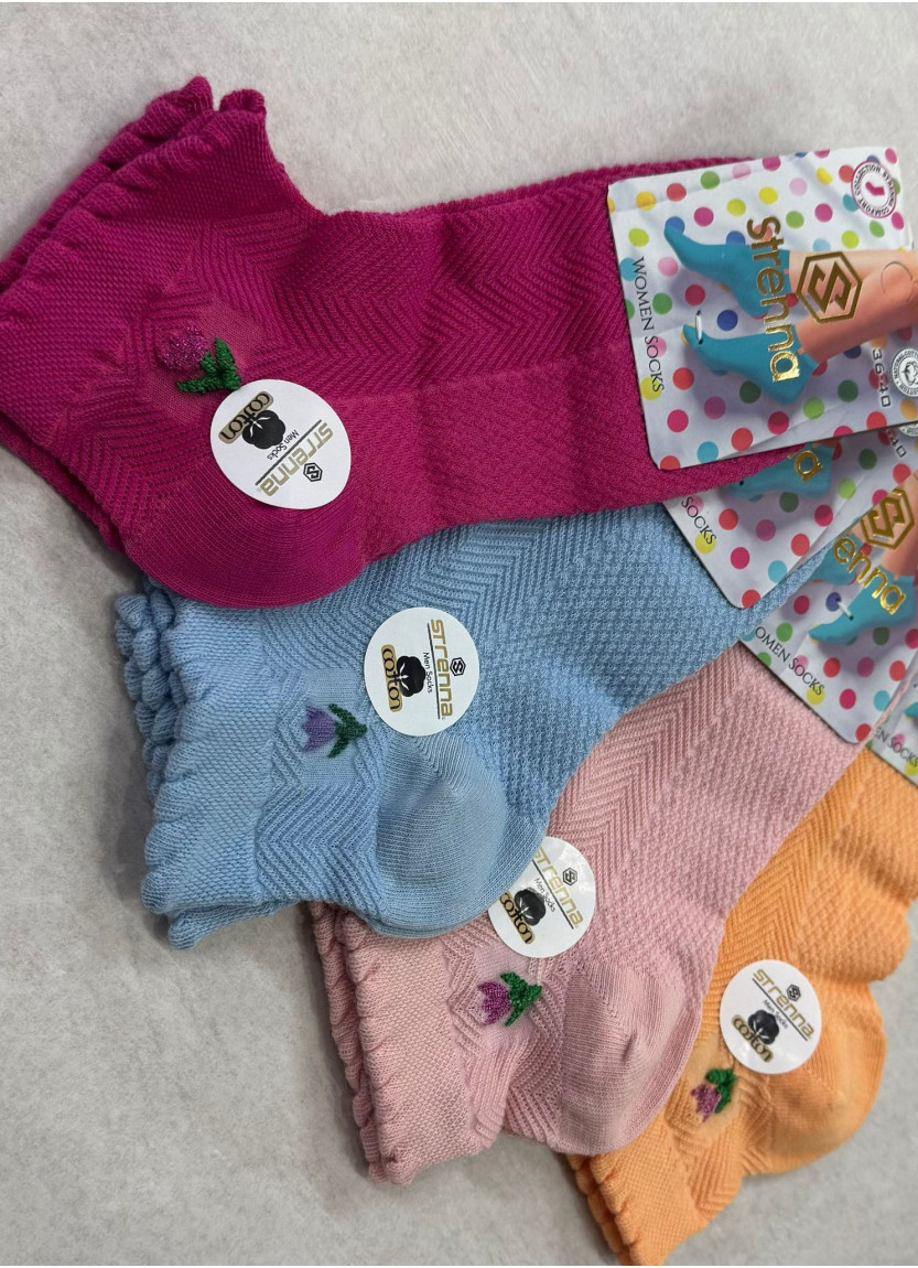 Strenna YAZ COT 18006 Assorted 12-Pair Pack Women's Socks (36-40) — wholesale from Turkey