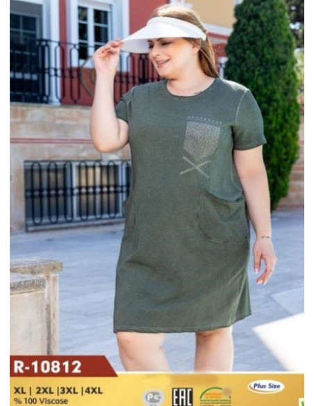 CCNR10812_HK Dress (XL+2XL+3XL+4XL) — Istanbul wholesale supplier