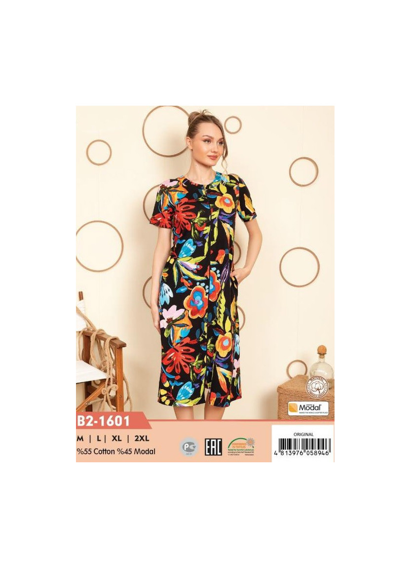 CCNB2-1601_ORI Modal Women's Robe (M+L+XL+2XL) — wholesale from Turkey