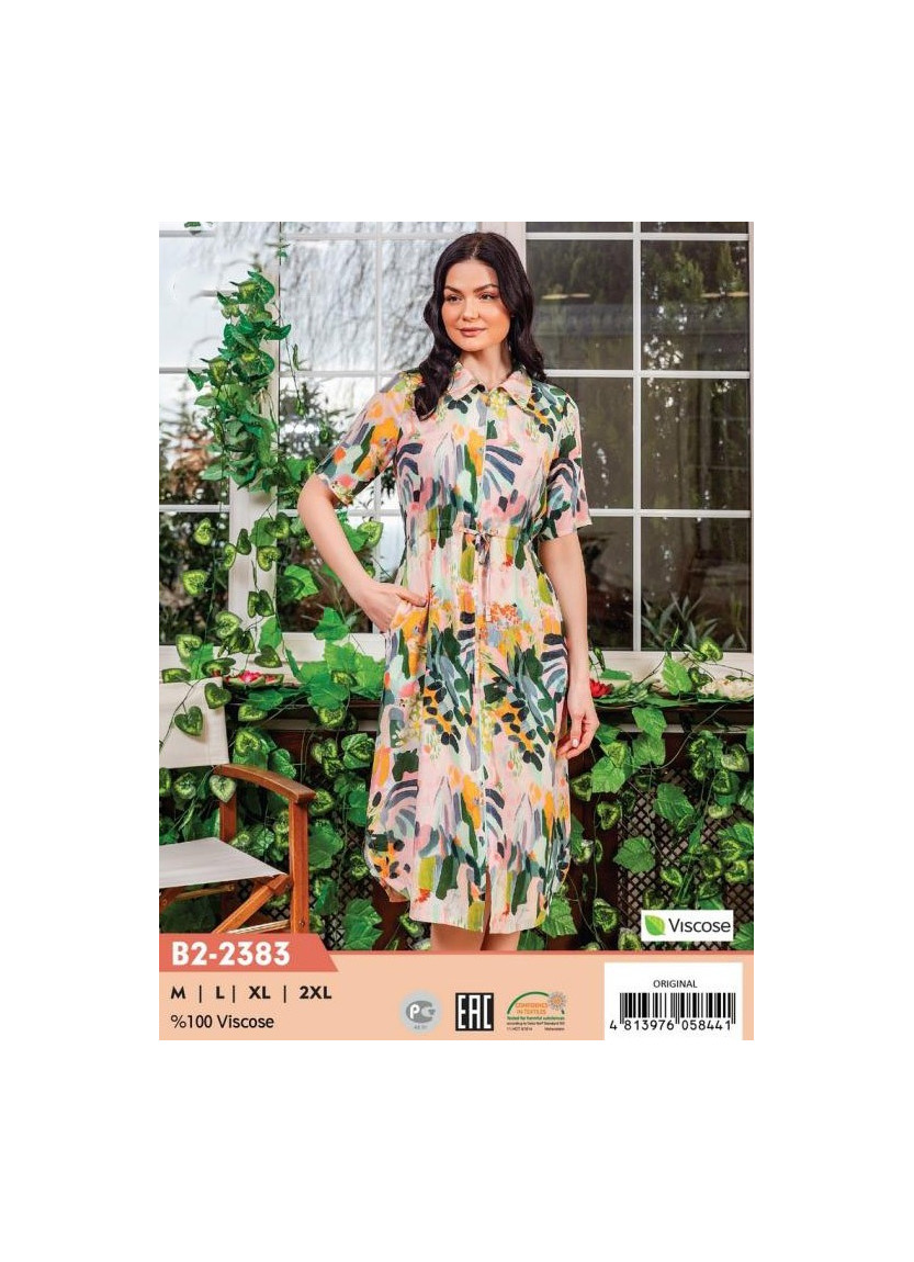 CCNB2-2383_ORI Viscose Women's Robe (M+L+XL+2XL) — Turkish textile wholesale