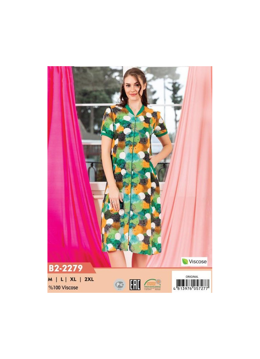 CCNB2-2279_ORI Viscose Women's Robe (M+L+XL+2XL) — wholesale from Turkey