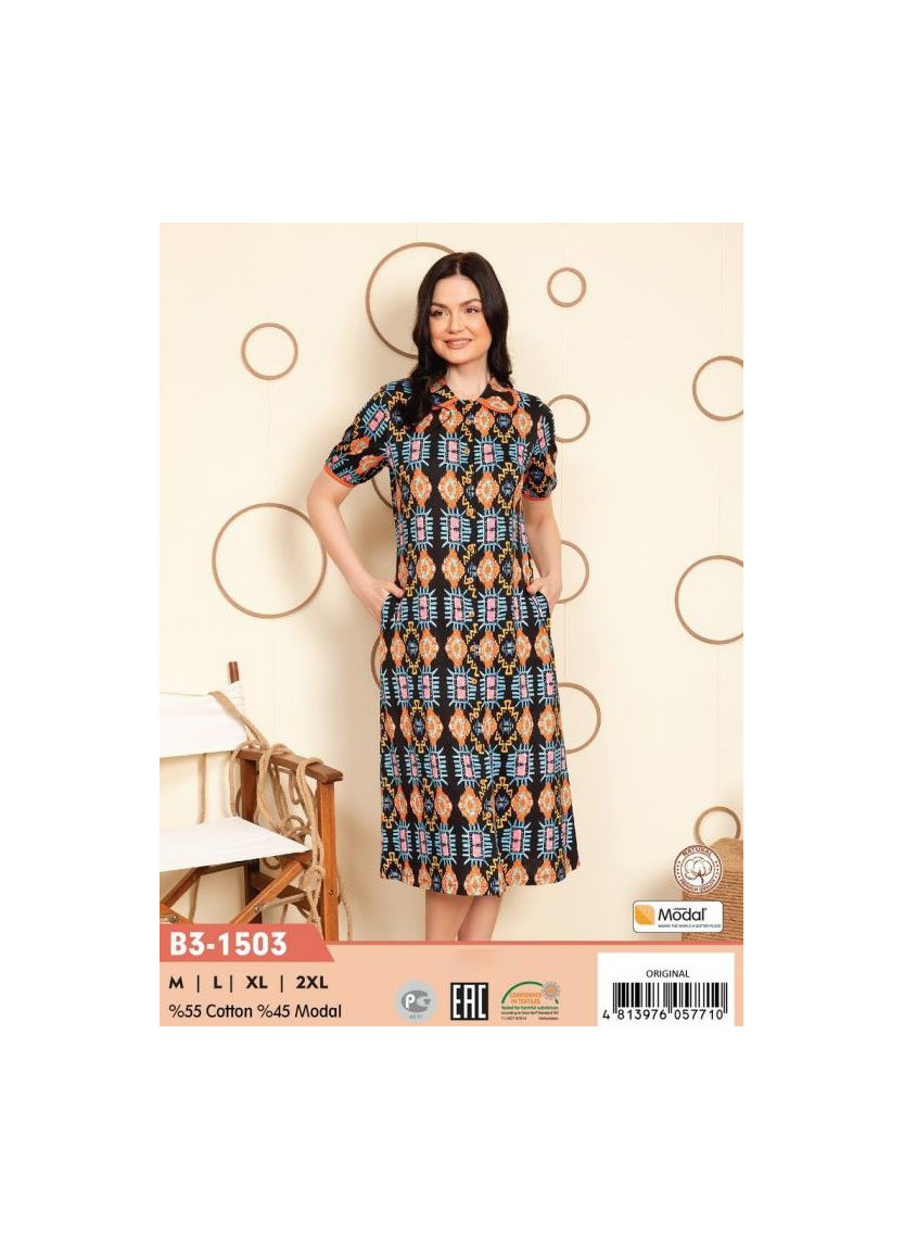 Халат Женский Modal (M+L+XL+2XL) COCOON CCNB3-1503_ORI — оптовая поставка из Турции