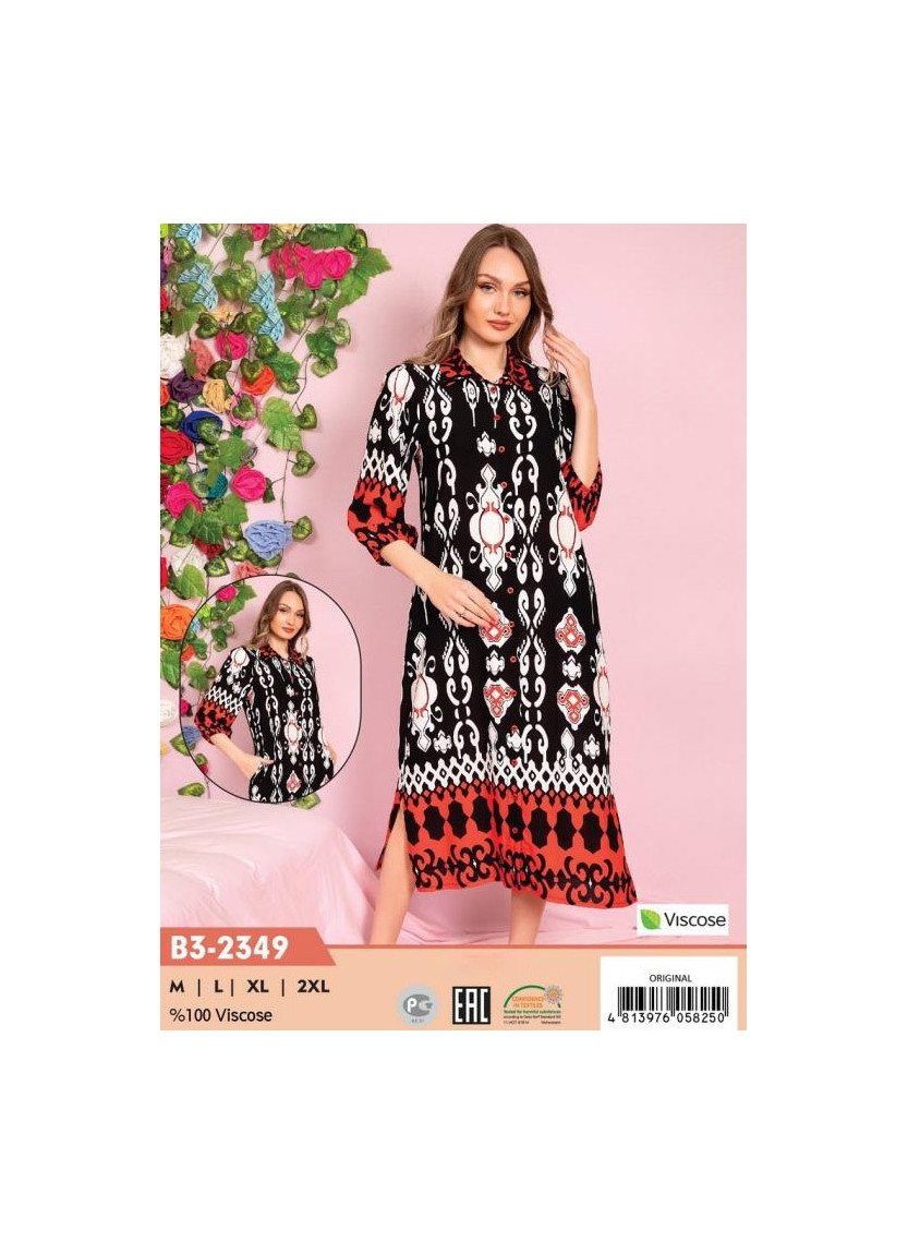 CCNB3-2349_ORI Viscose Women's Robe (M+L+XL+2XL) — Turkish textile wholesale