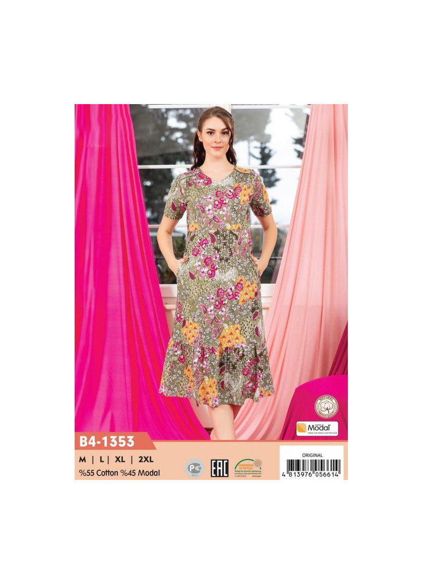 CCNB4-1353_ORI Modal Dress (M+L+XL+2XL) — factory-direct from Turkey