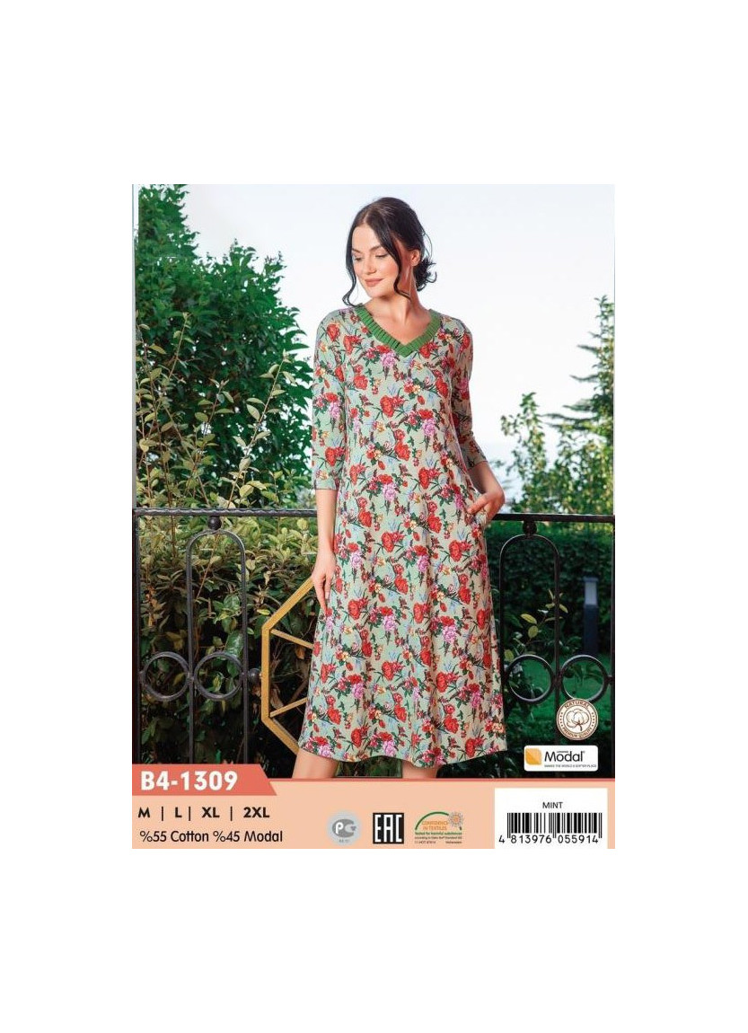 CCNB4-1309_MNT Modal Dress (M+L+XL+2XL) — Turkish textile wholesale