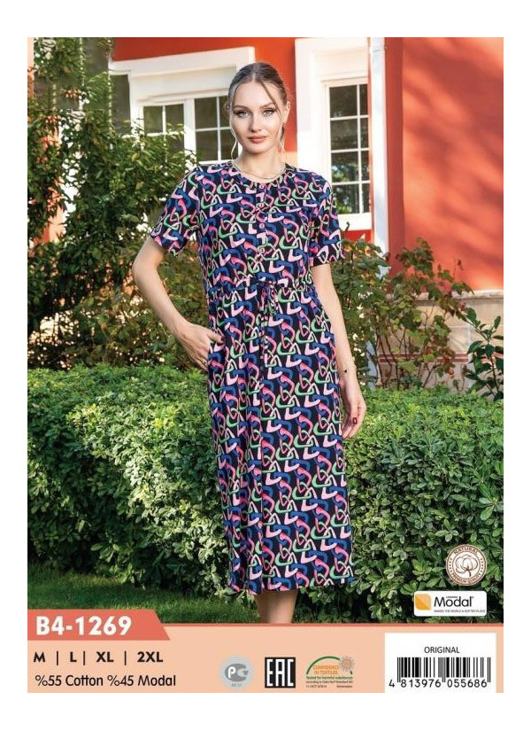 CCNB4-1269_ORI Modal Dress (M+L+XL+2XL) — direct Turkish factory supply