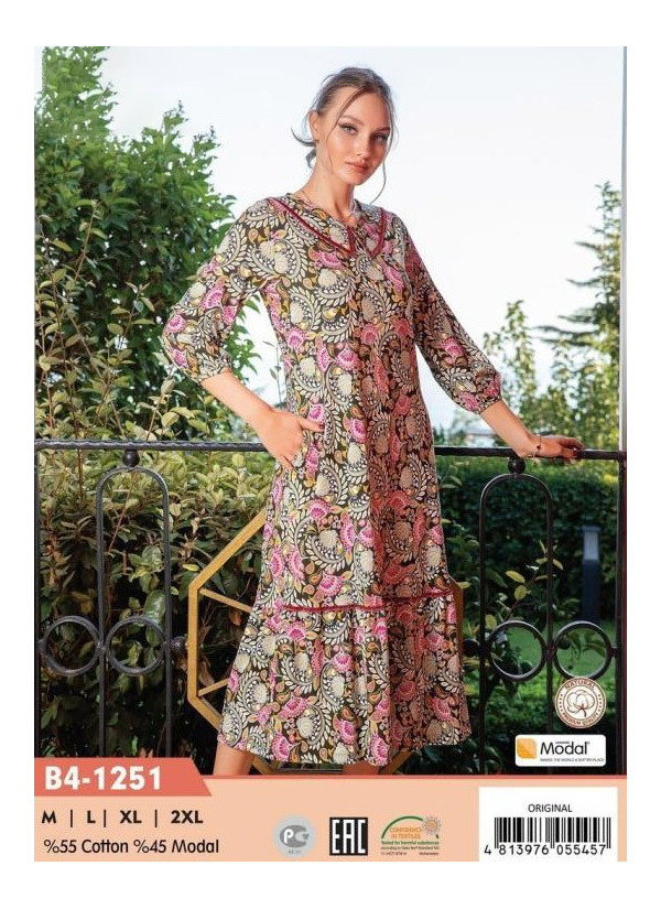 CCNB4-1251_ORI Modal Dress (M+L+XL+2XL) — wholesale from Turkey