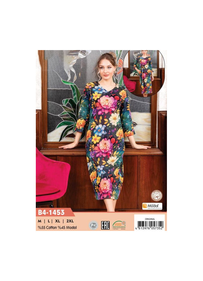 CCNB4-1453_ORI Modal Dress (M+L+XL+2XL) — Turkish textile wholesale