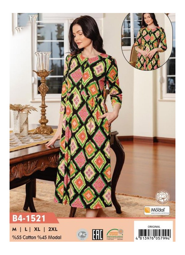 CCNB4-1521_ORI Modal Dress (M+L+XL+2XL) — factory-direct from Turkey