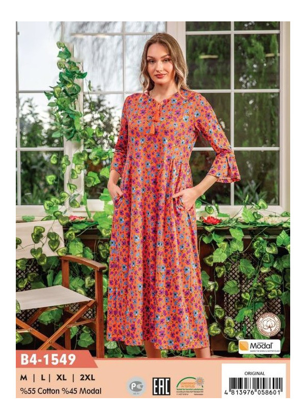 CCNB4-1549_ORI Modal Dress (M+L+XL+2XL) — Turkish textile wholesale