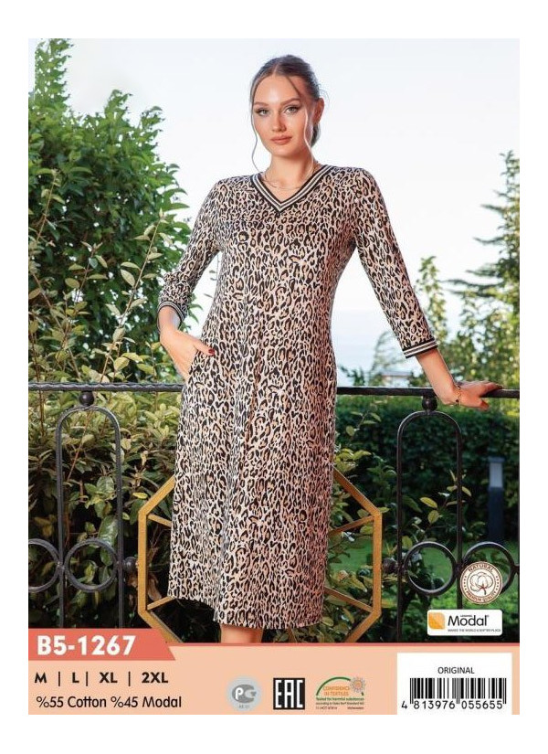 CCNB5-1267_ORI Modal Dress (M+L+XL+2XL) — direct Turkish factory supply