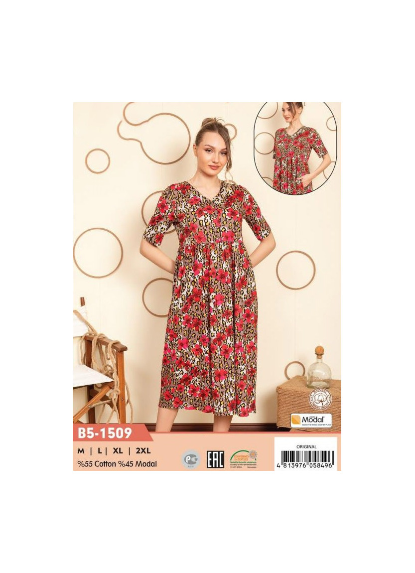 Платье Modal (M+L+XL+2XL) COCOON CCNB5-1509_ORI — турецкий текстиль оптом