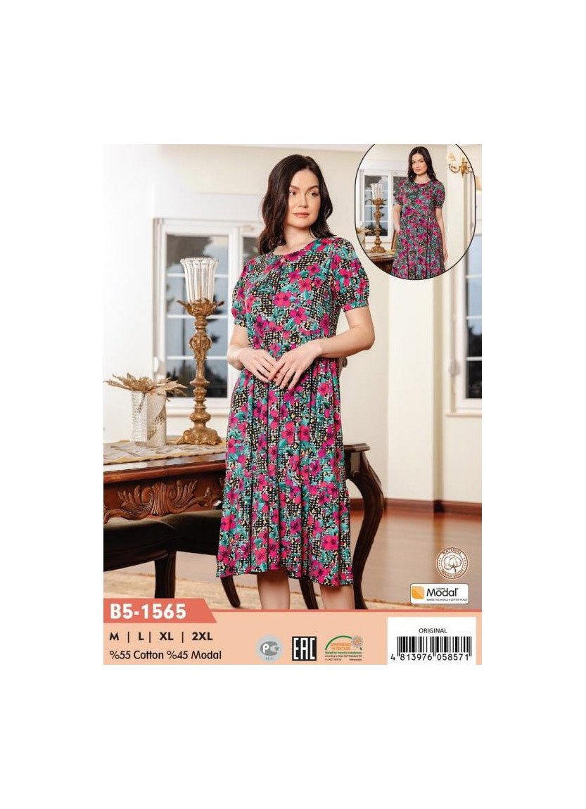 Платье Modal (M+L+XL+2XL) COCOON CCNB5-1565_ORI — оптом для магазинов и бутиков