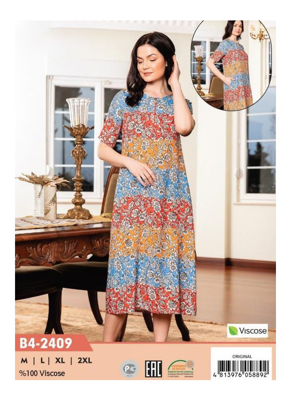 CCNB4-2409_ORI Viscose Dress (M+L+XL+2XL) — factory-direct from Turkey