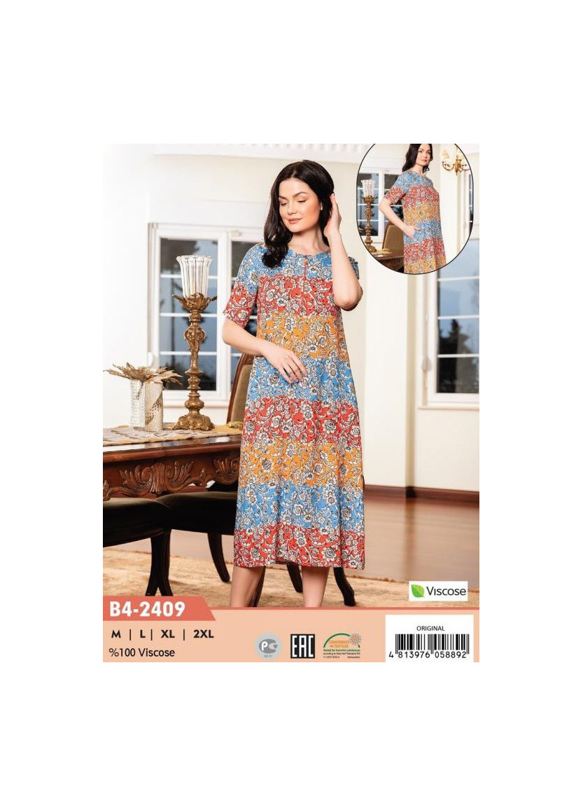 CCNB4-2409_ORI Viscose Dress (M+L+XL+2XL) — factory-direct from Turkey