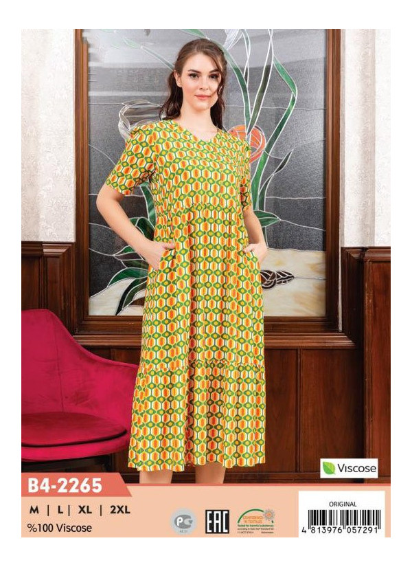 CCNB4-2265_ORI Viscose Dress (M+L+XL+2XL) — Turkish textile wholesale