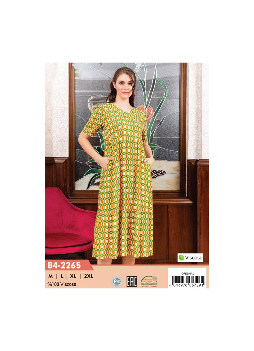 CCNB4-2265_ORI Viscose Dress (M+L+XL+2XL) — Turkish textile wholesale