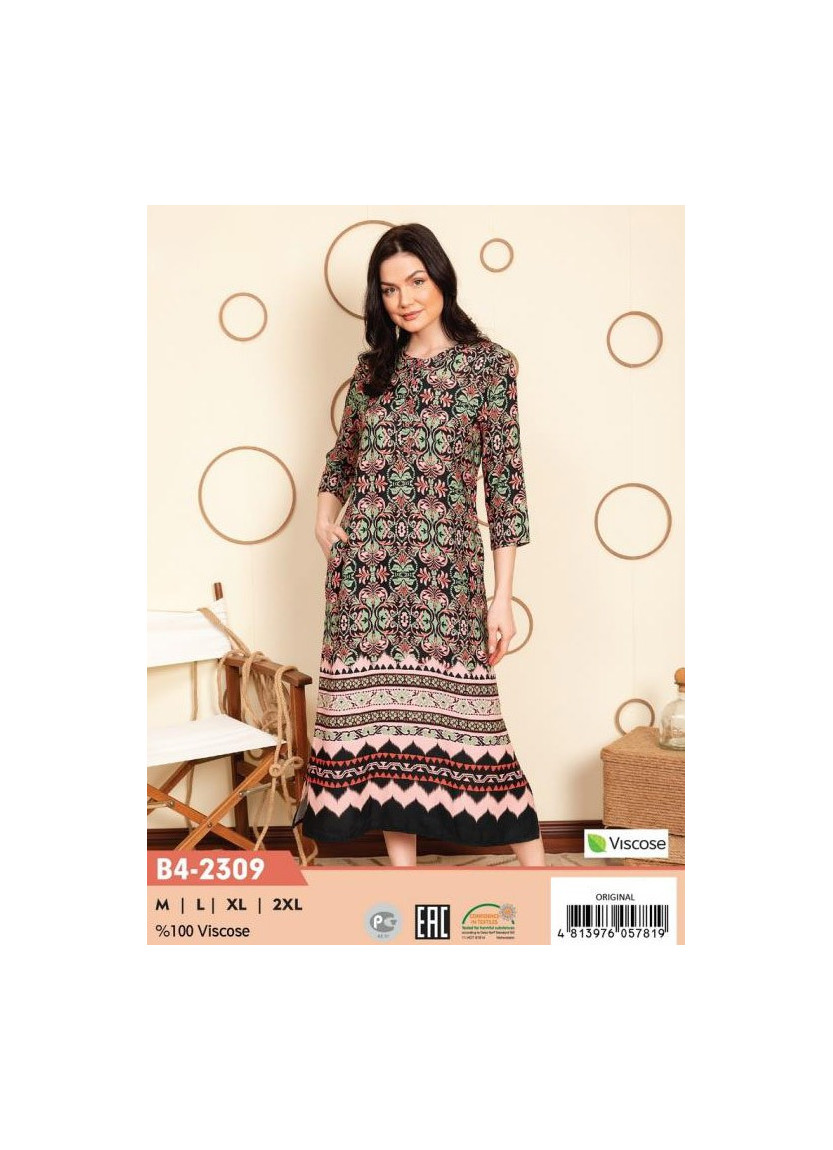 CCNB4-2309_ORI Viscose Dress (M+L+XL+2XL) — direct Turkish factory supply