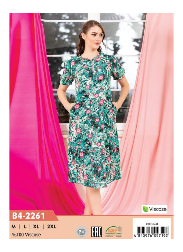 CCNB4-2261_ORI Viscose Dress (M+L+XL+2XL) — wholesale from Turkey