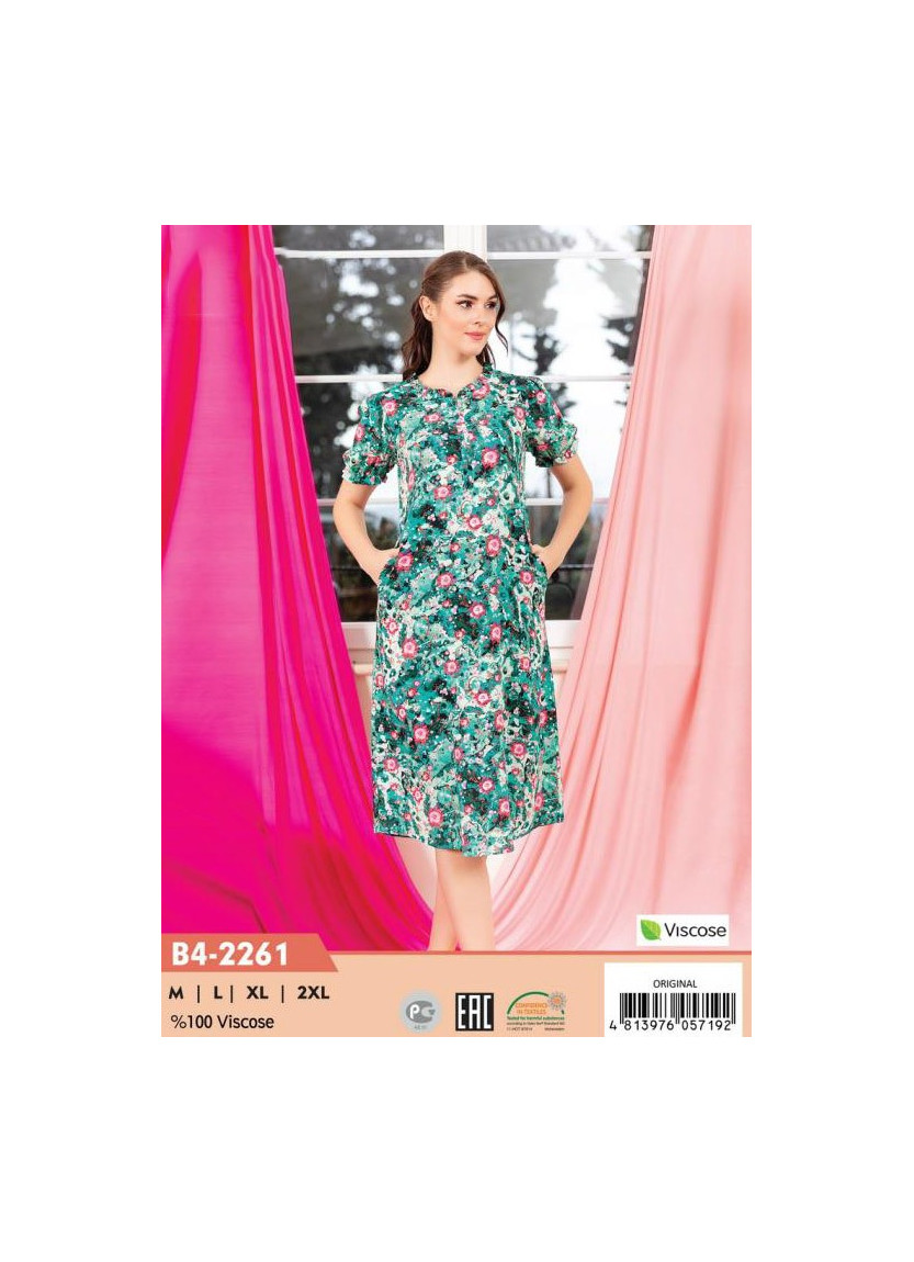 CCNB4-2261_ORI Viscose Dress (M+L+XL+2XL) — wholesale from Turkey