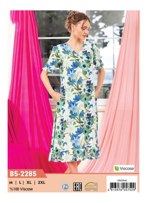 CCNB5-2285_ORI Viscose Dress (M+L+XL+2XL) — factory-direct from Turkey