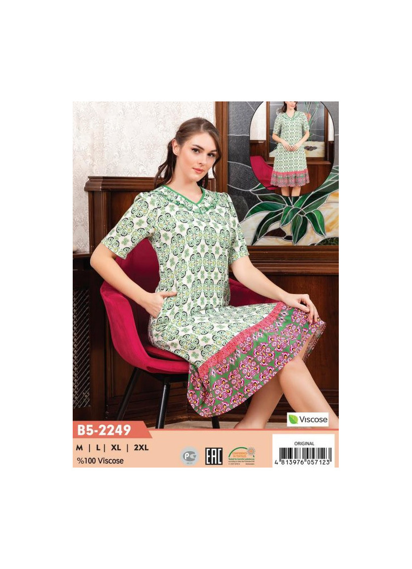 CCNB5-2249_ORI Viscose Dress (M+L+XL+2XL) — direct Turkish factory supply