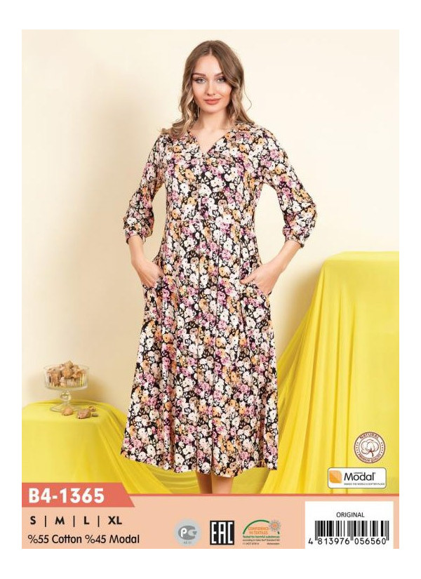 CCNB4-1365_ORI Modal Dress (S+M+L+XL) — Turkish textile wholesale
