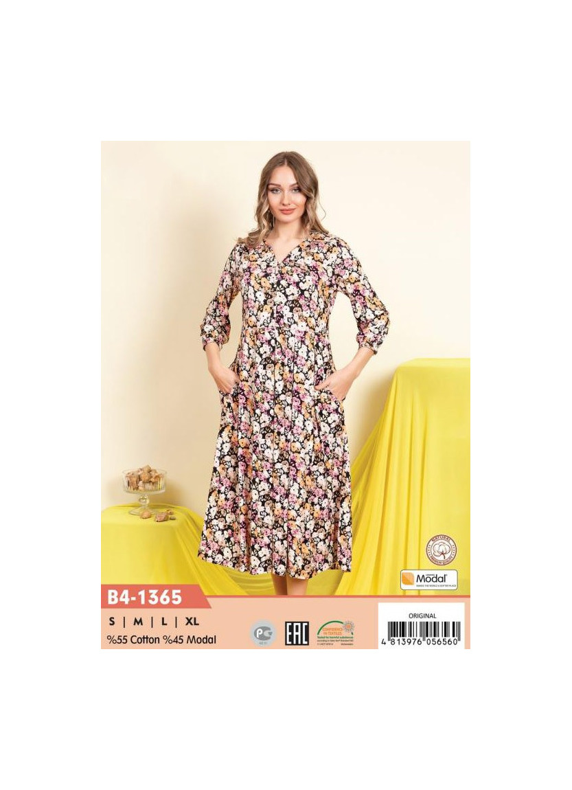 CCNB4-1365_ORI Modal Dress (S+M+L+XL) — Turkish textile wholesale