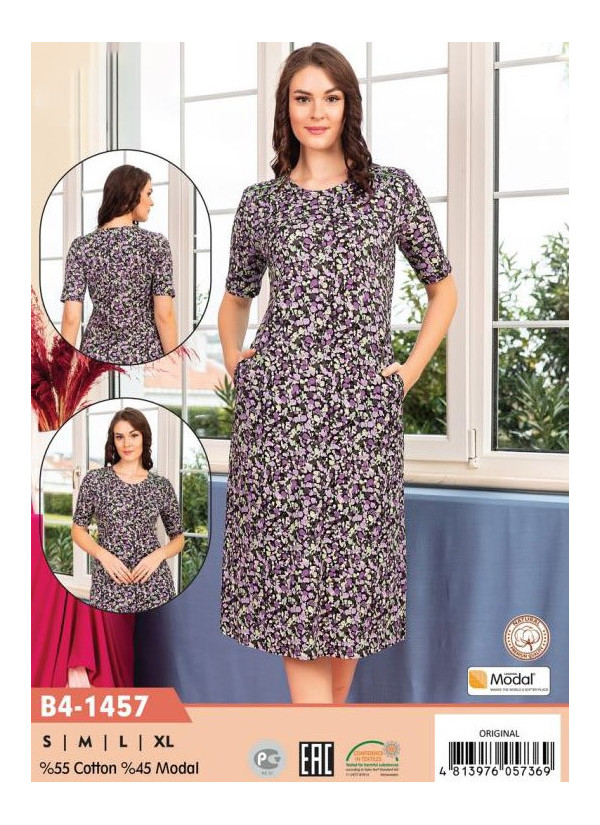 CCNB4-1457_ORI Modal Dress (S+M+L+XL) — wholesale from Turkey