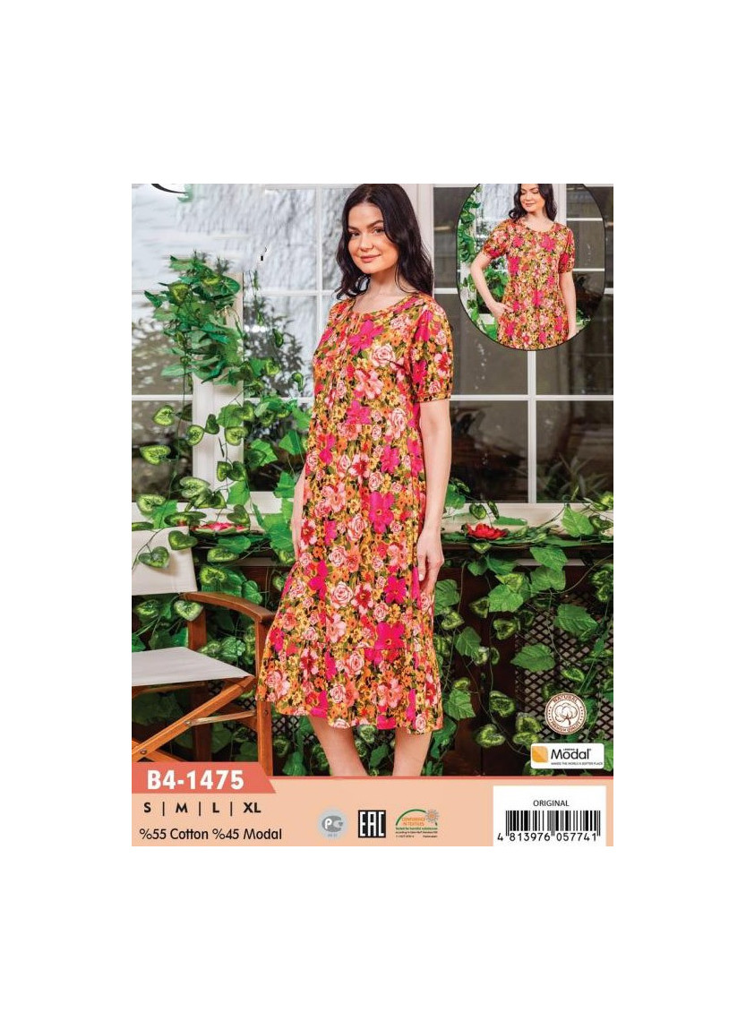 CCNB4-1475_ORI Modal Dress (S+M+L+XL) — factory-direct from Turkey