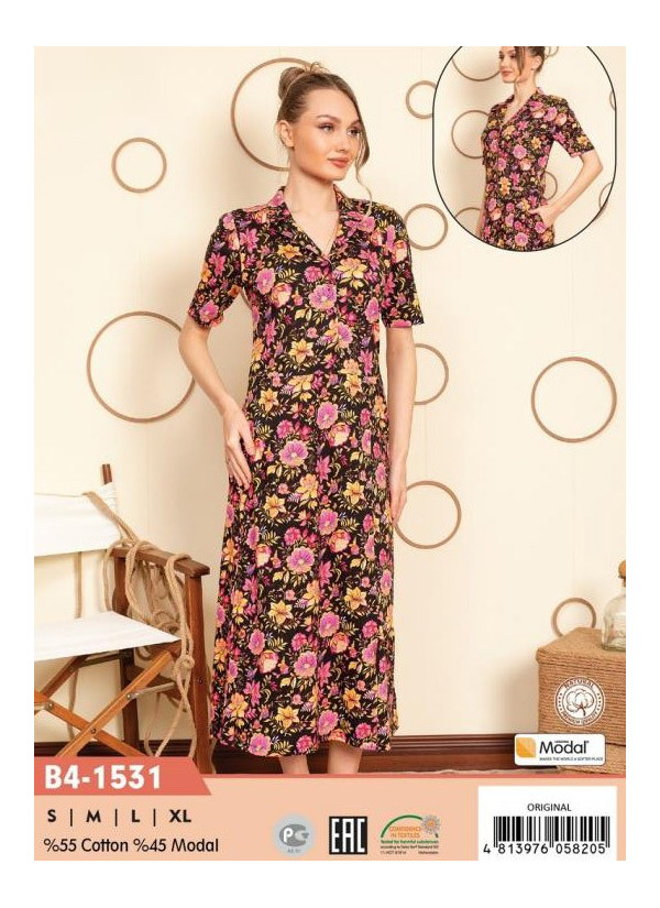 CCNB4-1531_ORI Modal Dress (S+M+L+XL) — Turkish textile wholesale