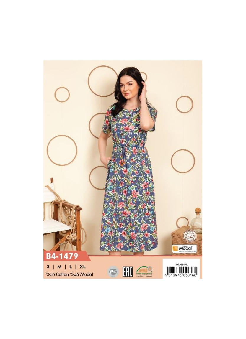 CCNB4-1479_ORI Modal Dress (S+M+L+XL) — factory-direct from Turkey