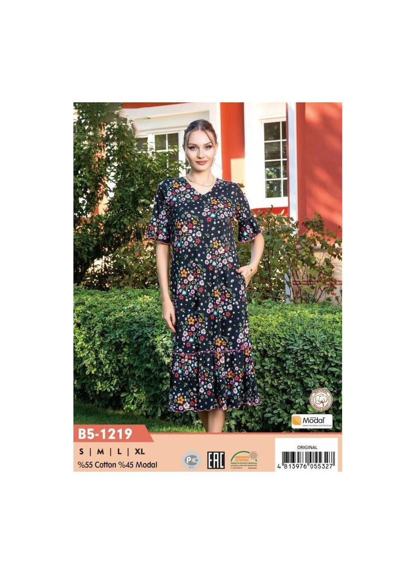 CCNB5-1219_ORI Modal Dress (S+M+L+XL) — factory-direct from Turkey