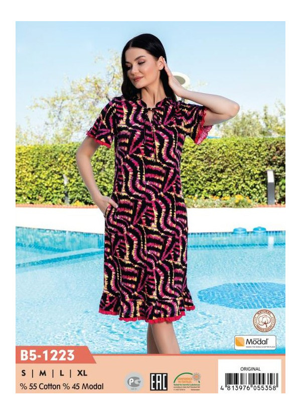 CCNB5-1223_ORI Modal Dress (S+M+L+XL) — Turkish textile wholesale