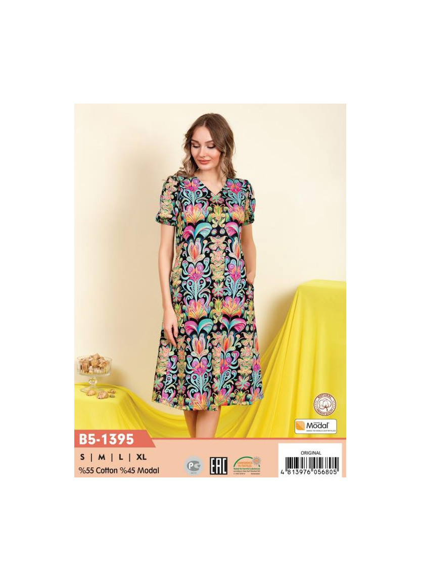 Платье Modal (S+M+L+XL) COCOON CCNB5-1395_ORI — турецкий текстиль оптом