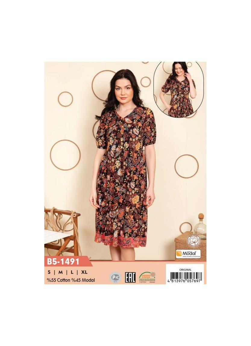 CCNB5-1491_ORI Modal Dress (S+M+L+XL) — direct Turkish factory supply