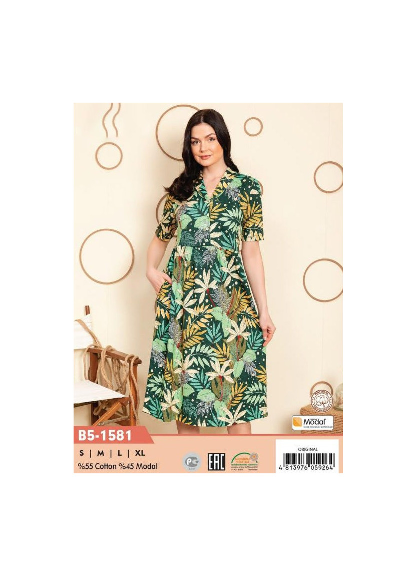 CCNB5-1581_ORI Modal Dress (S+M+L+XL) — factory-direct from Turkey