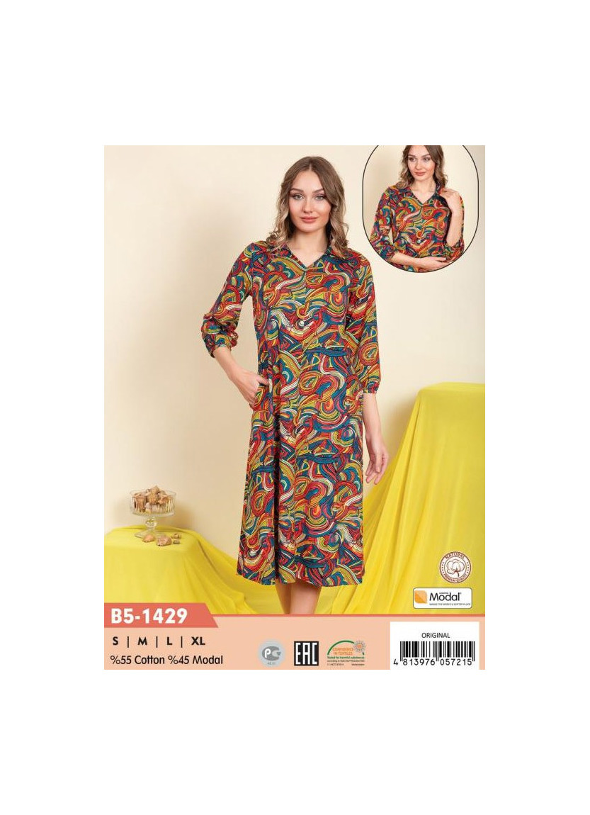Платье Modal (S+M+L+XL) COCOON CCNB5-1429_ORI — турецкий текстиль оптом