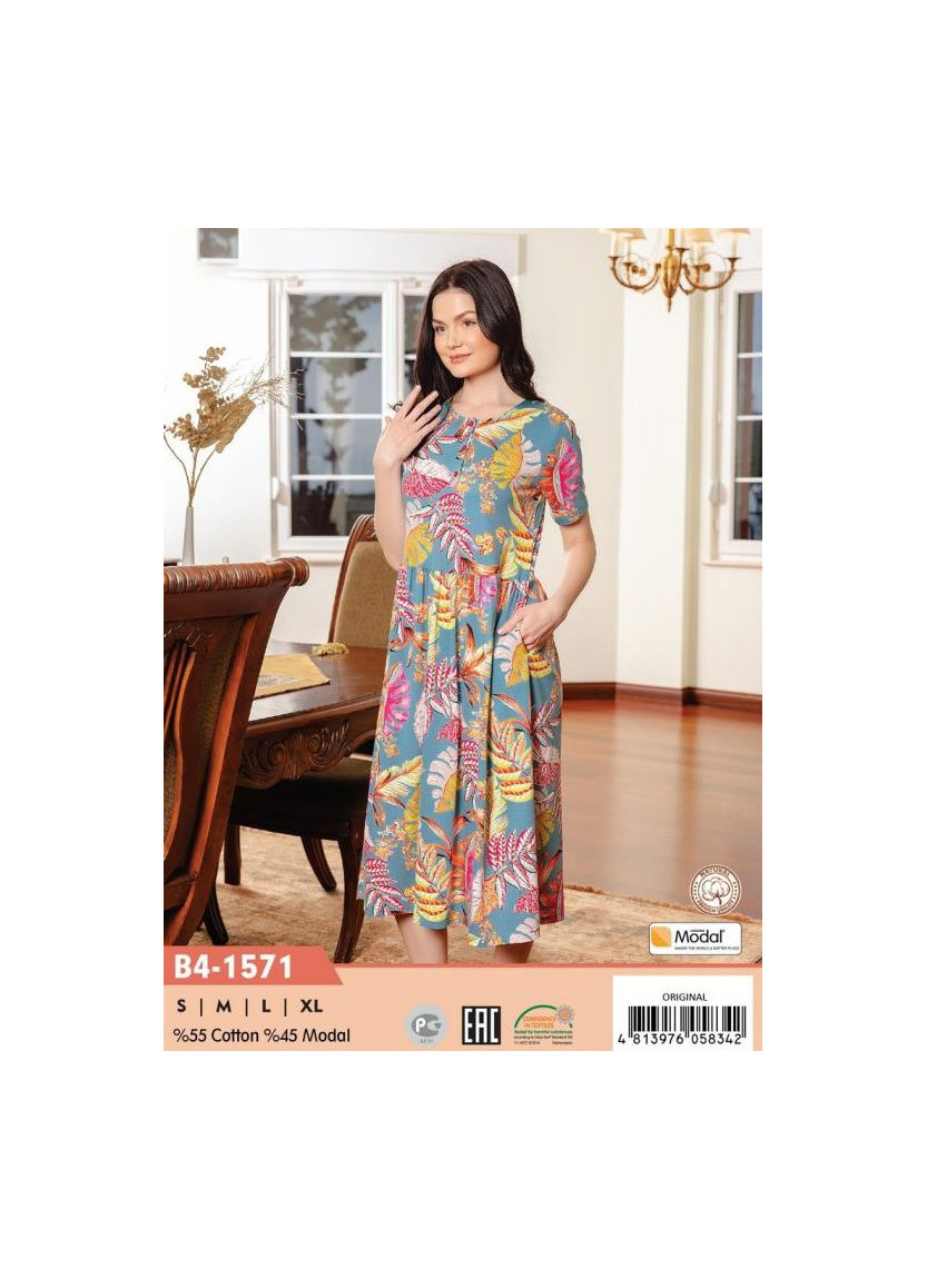 CCNB4-1571_ORI Modal Dress (S+M+L+XL) — direct Turkish factory supply