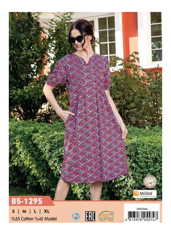 CCNB5-1295_ORI Modal Dress (S+M+L+XL) — direct Turkish factory supply