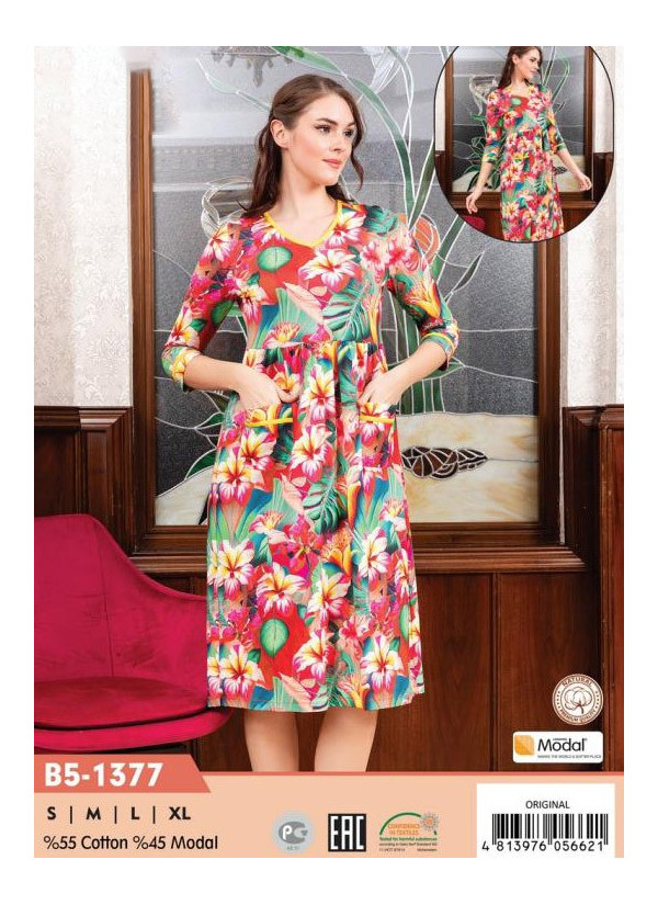 CCNB5-1377_ORI Modal Dress (S+M+L+XL) — wholesale from Turkey