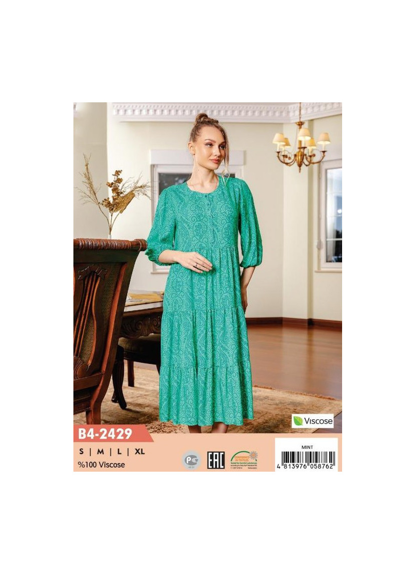 Платье Viscose (S+M+L+XL) COCOON CCNB4-2429_MNT — купить оптом из Турции