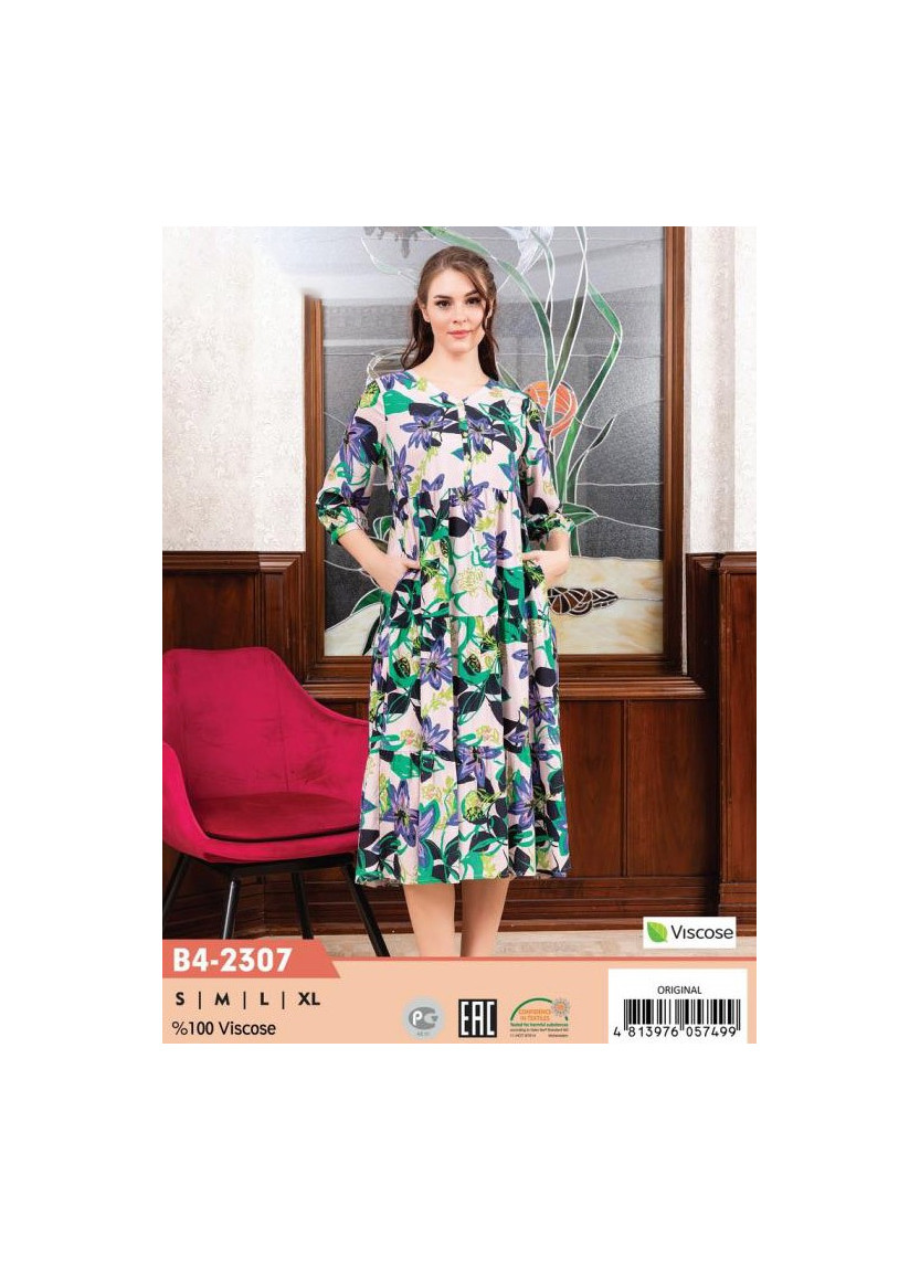 CCNB4-2307_ORI Viscose Dress (S+M+L+XL) — factory-direct from Turkey