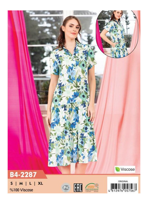 CCNB4-2287_ORI Viscose Dress (S+M+L+XL) — wholesale from Turkey